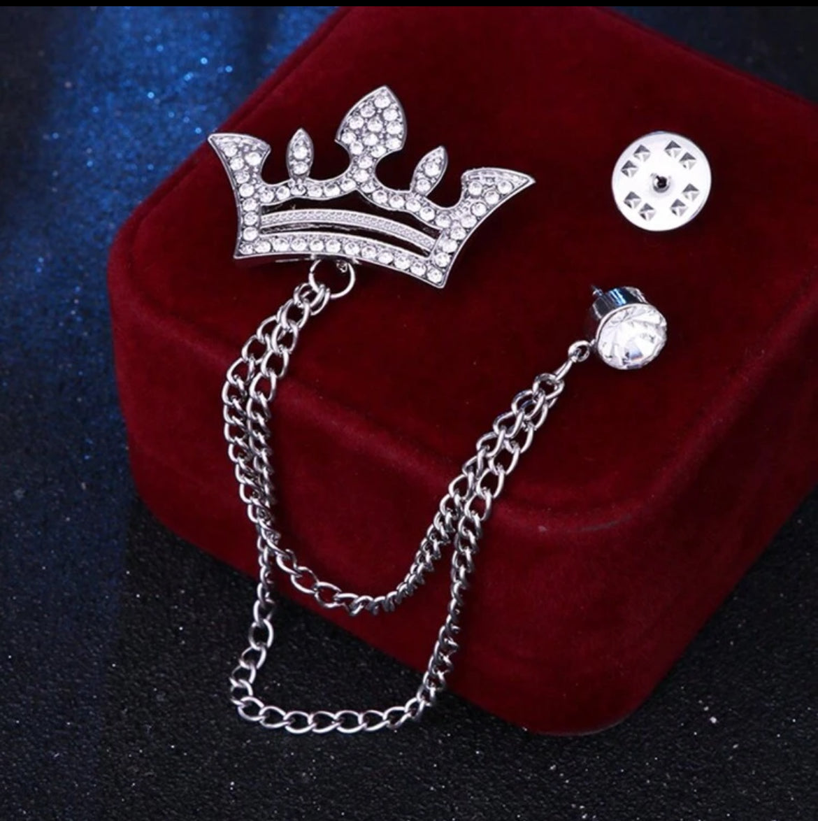 Pin de cadena de solapa Silver King